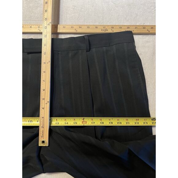 Vtg Boss Hugo Rossellini 48L 41x30 Blue with Ghost Banker's Stripe Suit 3/2 Roll - Picture 14 of 16